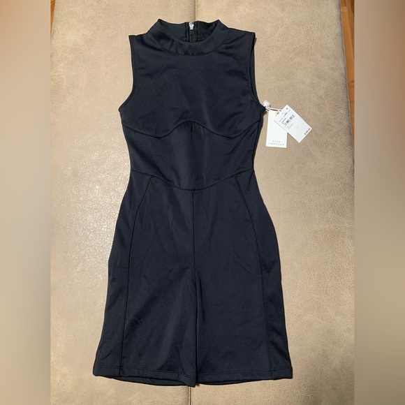 NEW Good American Women’s Compression Sleeveless Swim Suit Black NWT Size 1 (S) - Picture 4 of 10